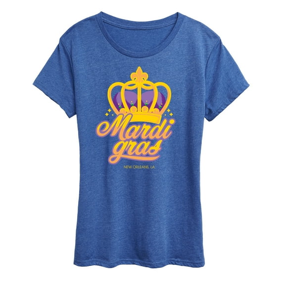 Instant Message - Mardi Crown - Women's Short Sleeve Graphic T-Shirt