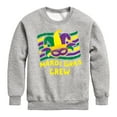 thumbnail image 1 of Instant Message - Mardi Gras Crew - Toddler & Youth Crewneck Fleece Sweatshirt, 1 of 6