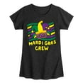 thumbnail image 1 of Instant Message - Mardi Gras Crew - Toddler & Youth Girls Short Sleeve Graphic T-Shirt, 1 of 6
