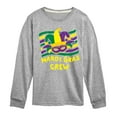 thumbnail image 1 of Instant Message - Mardi Gras Crew - Toddler & Youth Long Sleeve Graphic T-Shirt, 1 of 6