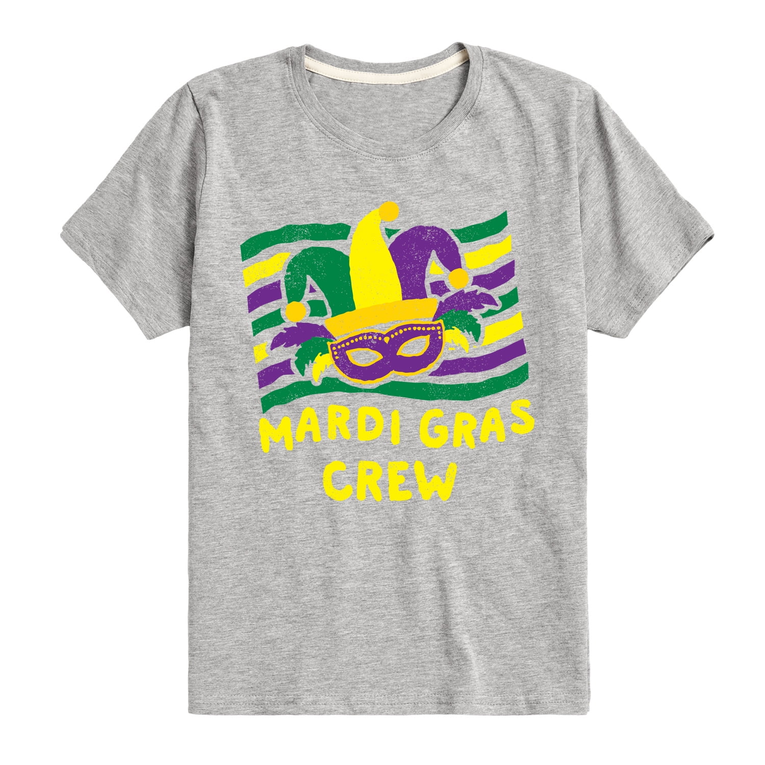 Inktastic Mardi Gras Masks And Beads Toddler Long Sleeve T...