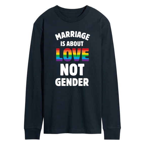 Instant Message - Marriage is About Love Long Sleeve Graphic T-Shirt