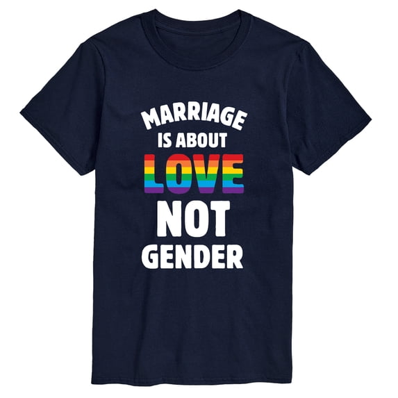 Instant Message - Marriage is About Love Short Sleeve Graphic T-Shirt