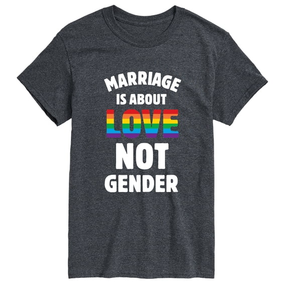 Instant Message - Marriage is About Love Short Sleeve Graphic T-Shirt