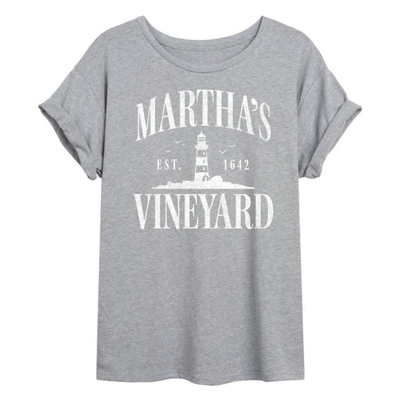 Instant Message - Marthas Vineyard - Women's Oversized Graphic T-Shirt