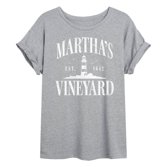 Instant Message - Marthas Vineyard - Women's Oversized Graphic T-Shirt