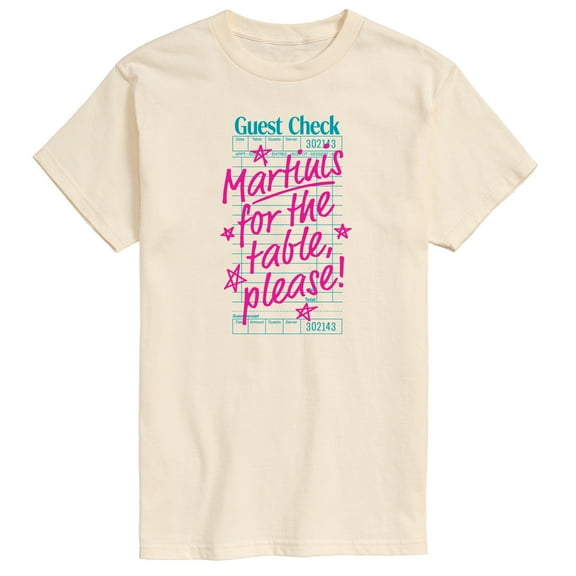 Instant Message - Martini Check - Men's Short Sleeve Graphic T-Shirt