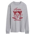 thumbnail image 1 of Instant Message - Martinis Merrier - Men's Long Sleeve Graphic T-Shirt, 1 of 5