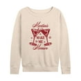 thumbnail image 1 of Instant Message - Martinis Merrier - Women's French Terry Long Sleeve Pullover, 1 of 5