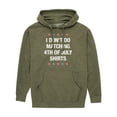 thumbnail image 1 of Instant Message - Matching 4Th Shirts I Don't Do - Men's Pullover Hooded Fleece Sweatshirt, 1 of 7