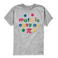 thumbnail image 1 of Instant Message - Math Easy As Pi Short Sleeve Graphic T-Shirt, 1 of 5