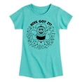 thumbnail image 1 of Instant Message - Math Problem Bee - Toddler & Youth Girls Short Sleeve Graphic T-Shirt, 1 of 6