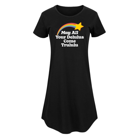 Instant Message - May All Your Delulus Come Trululu - Women's Any Way Dress