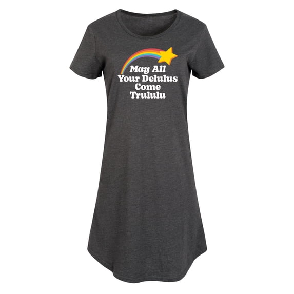 Instant Message - May All Your Delulus Come Trululu - Women's Any Way Dress