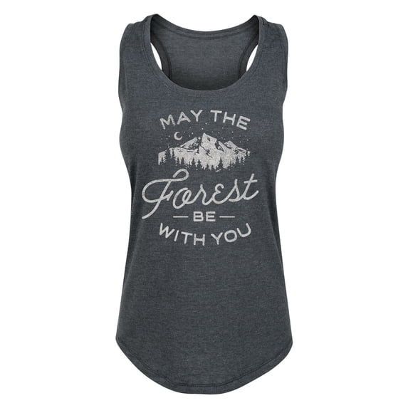 Instant Message - May The Forest Be With You - Women's Racerback Tank