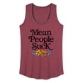 thumbnail image 1 of Instant Message - Mean People Suck - Women's Racerback Tank Top, 1 of 6