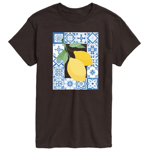 Instant Message - Mediterranean Lemons - Men's Short Sleeve Graphic T-Shirt
