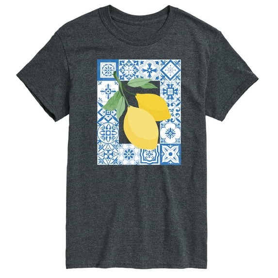 Instant Message - Mediterranean Lemons - Men's Short Sleeve Graphic T-Shirt