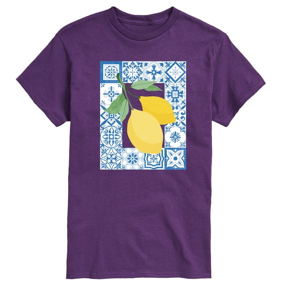 Instant Message - Mediterranean Lemons - Men's Short Sleeve Graphic T-Shirt