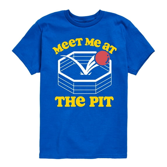 Instant Message - Meet Me At The Pit - Toddler & Youth Short Sleeve Graphic T-Shirt