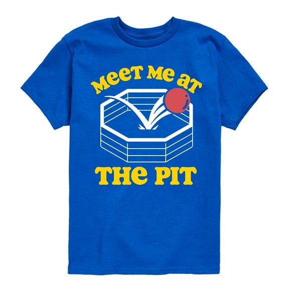 Instant Message - Meet Me At The Pit - Toddler & Youth Short Sleeve Graphic T-Shirt