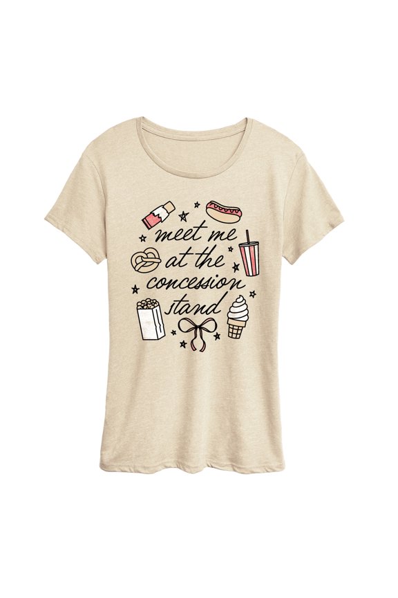 - Meet Me Concession Stand - Women's Short Sleeve Graphic T-Shirt