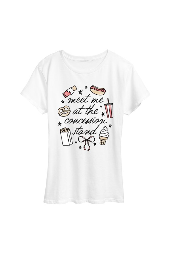 - Meet Me Concession Stand - Women's Short Sleeve Graphic T-Shirt