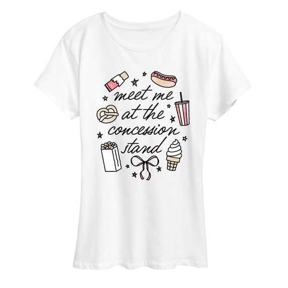Instant Message - Meet Me Concession Stand Women's Short Sleeve Graphic T-Shirt