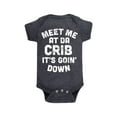 thumbnail image 1 of Instant Message - Meet Me at Da Crib - Infant Baby One Piece, 1 of 5