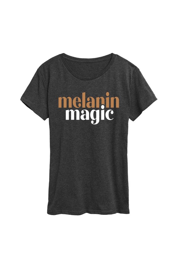 - Melanin Magic Short Sleeve Graphic T-Shirt