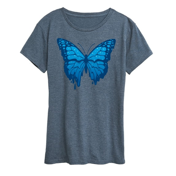 Instant Message - Melting Butterfly - Women's Short Sleeve Graphic T-Shirt