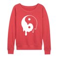 thumbnail image 1 of Instant Message - Melty Yin Yang - Women's Lightweight French Terry Pullover, 1 of 6