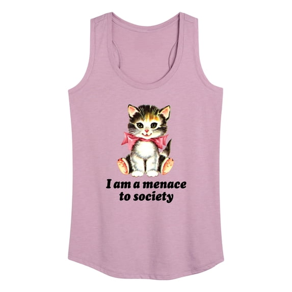 Instant Message - Menace To Society - Women's Racerback Tank Top