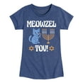 thumbnail image 1 of Instant Message - Meowzel Tov! - Toddler & Youth Girls Short Sleeve Graphic T-Shirt, 1 of 6