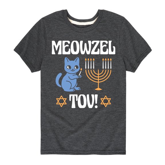 Instant Message - Meowzel Tov - Youth Short Sleeve Graphic T-shirt