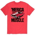 thumbnail image 1 of Instant Message - Merica Got Muscle, Car - Men's Short Sleeve Graphic T-Shirt, 1 of 5