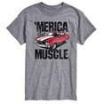 thumbnail image 1 of Instant Message - Merica Got Muscle, Car - Men's Short Sleeve Graphic T-Shirt, 1 of 5