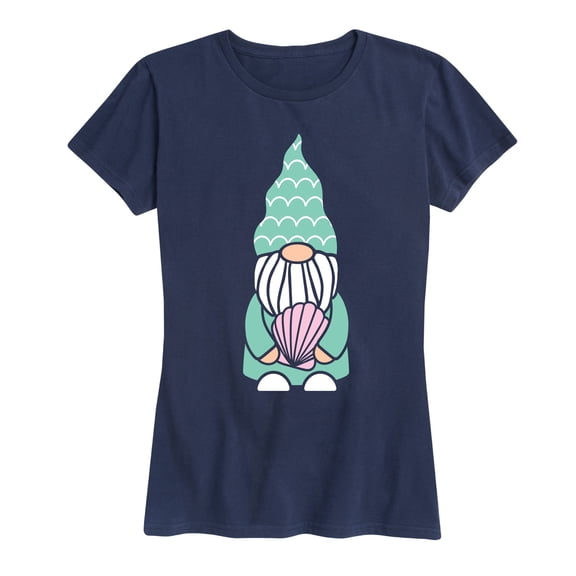 Instant Message - Mermaid Gnome - Women's Short Sleeve Graphic T-shirt