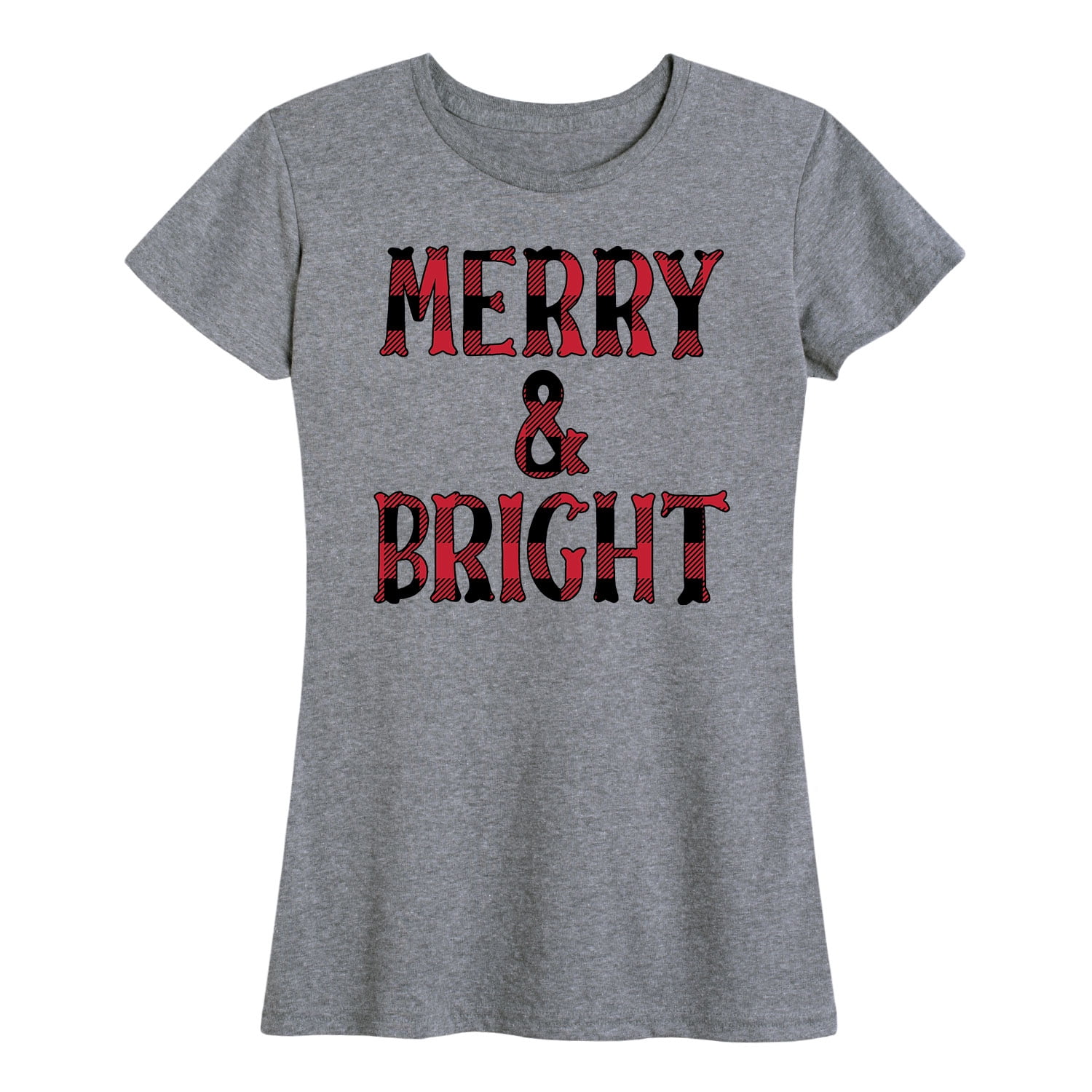 Instant Message Merry And Bright Red Buffalo Plaid Women's