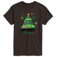 thumbnail image 1 of Instant Message - Merry Bookmas - Men's Short Sleeve Graphic T-Shirt, 1 of 4