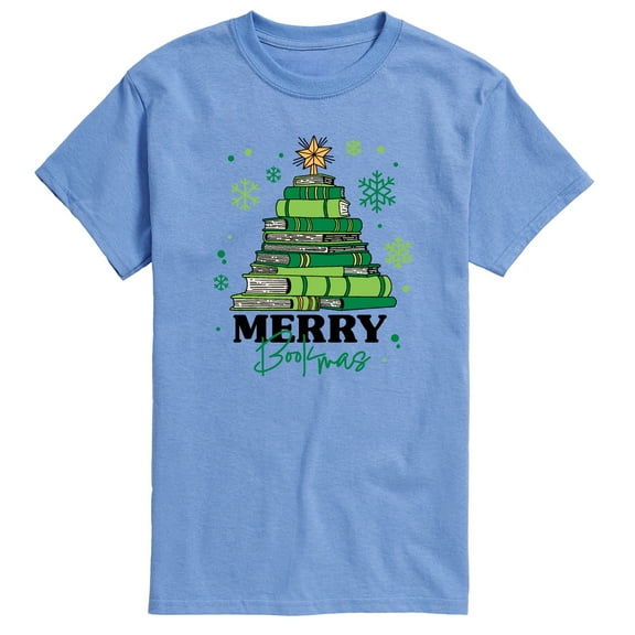 Instant Message - Merry Bookmas - Men's Short Sleeve Graphic T-Shirt