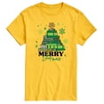 thumbnail image 1 of Instant Message - Merry Bookmas - Men's Short Sleeve Graphic T-Shirt, 1 of 5