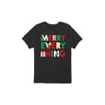 thumbnail image 1 of Instant Message - Merry Everything - Youth Short Sleeve Tee, 1 of 5