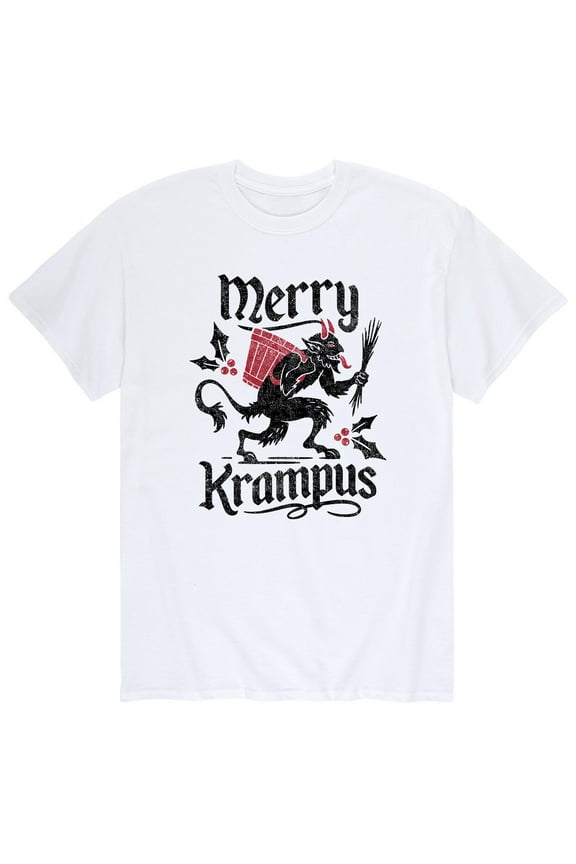 - Merry Krampus - Men's Short Sleeve Graphic T-Shirt