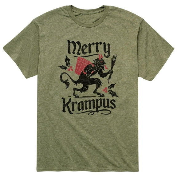 Instant Message - Merry Krampus - Men's Short Sleeve Graphic T-Shirt