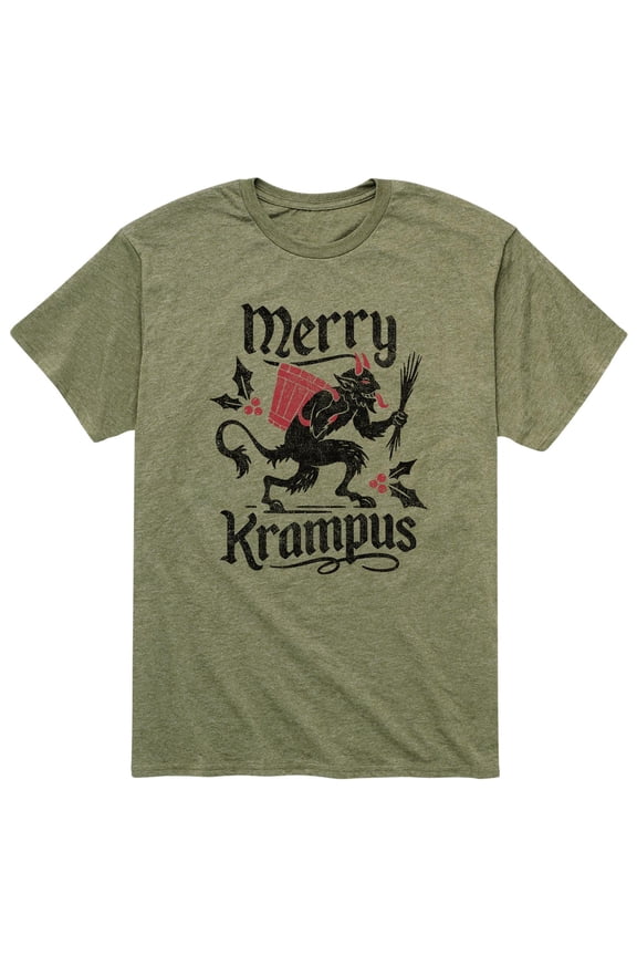 - Merry Krampus - Men's Short Sleeve Graphic T-Shirt