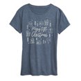 thumbnail image 1 of Instant Message - Merry Little Christmas - Women's Short Sleeve Graphic T-shirt, 1 of 5