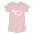 thumbnail image 1 of Instant Message - Merry and Bright Lights - Youth Girls Short Sleeve T-shirt, 1 of 5