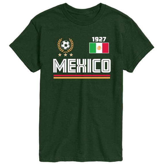 Instant Message - Mexico Soccer Jersey Short Sleeve Graphic T-Shirt