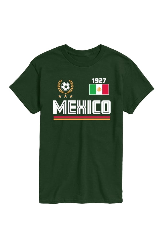 - Mexico Soccer Jersey - Men's Short Sleeve Graphic T-Shirt